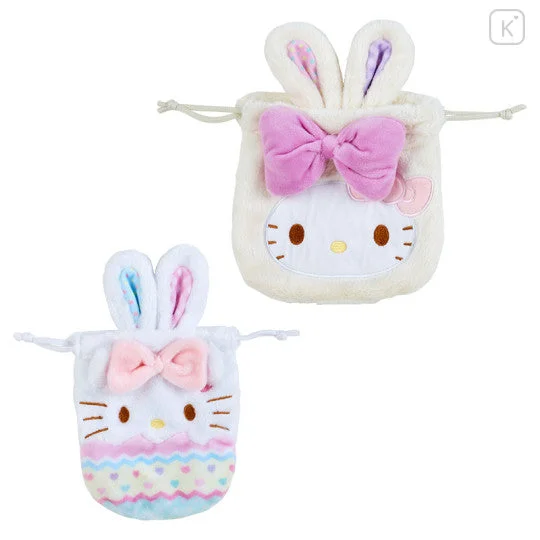 Street Chic Discounts Sanrio Characters Easter Rabbit Drawstring Pouch (2-in-1)