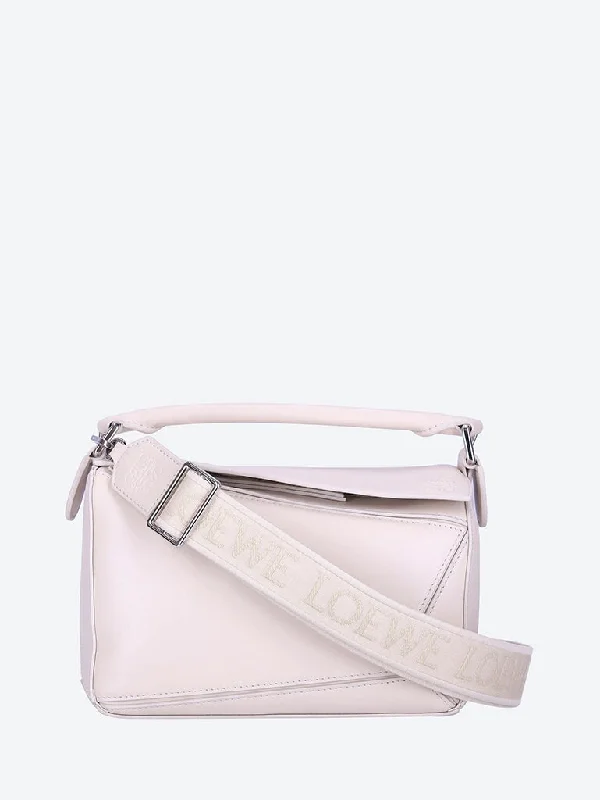 Seasonal Clearance Satin leather puzzle small bag