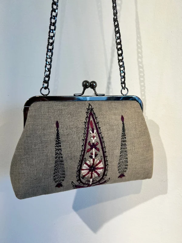 Style Upgrade Sarina Embroidered bag-Taupe