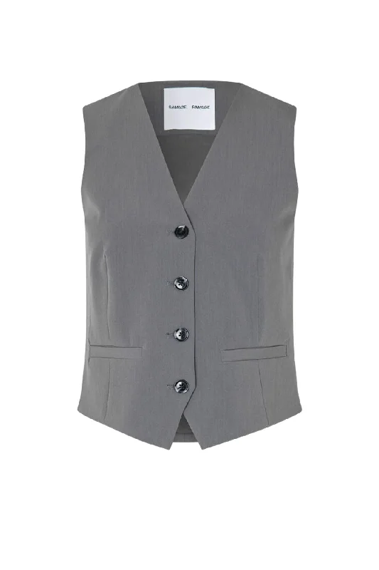 Style Without Limits Samsøe Samsøe Ramona Vest - Iron Gate