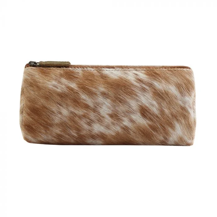 Exclusive Deals Online Sandy Leather And Hairon Multi-Pouch