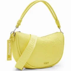 Vintage Style Deals Sheffield Mini Moon Bag- Lemon