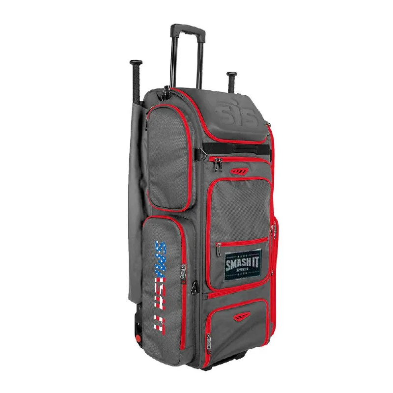 Special Offer For You SMASH OPS V3 GUERRILLA Grey/Red USA Roller Bag