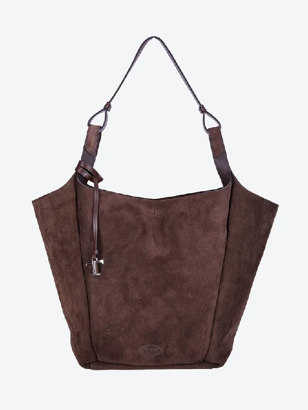 Top Brand Discounts Suede bucket medium bag