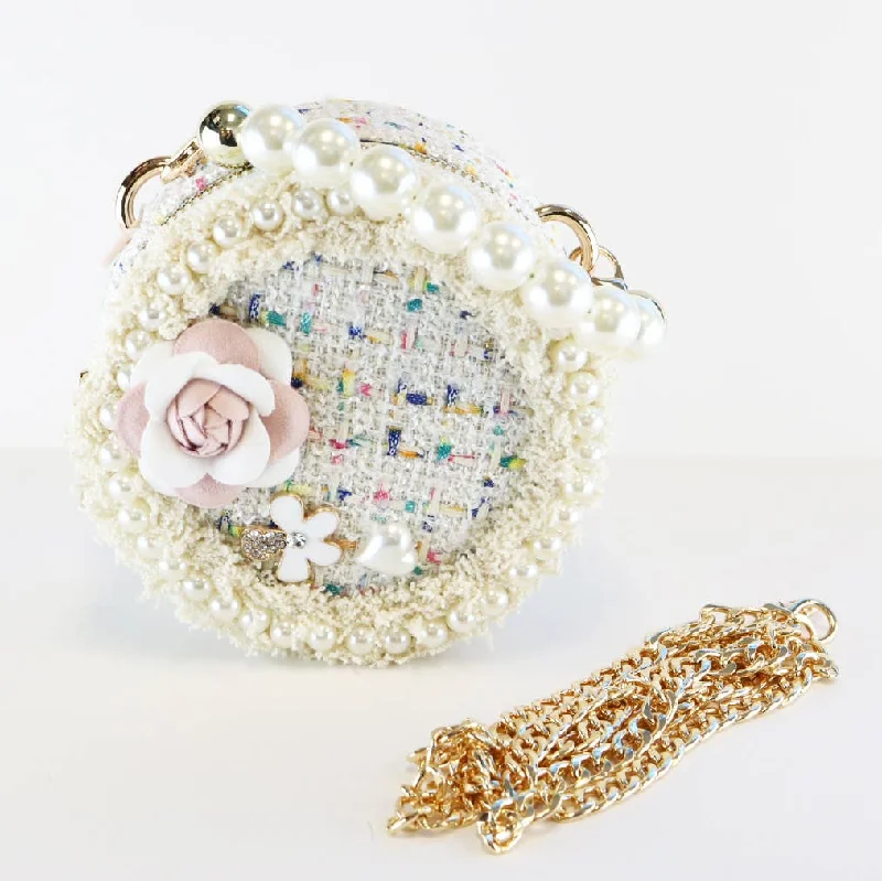 Affordable Bags Tweed Round Purse