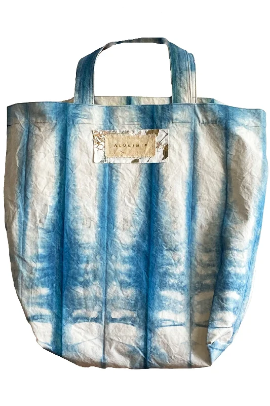 Romantic Valentine's Day Bags With Promotions Hand Dyed & Printed Canvas Tote - Indigo Stripe Romantic Valentine's Day Bags With Promotions Hand Dyed & Printed Canvas Tote - Indigo Stripe