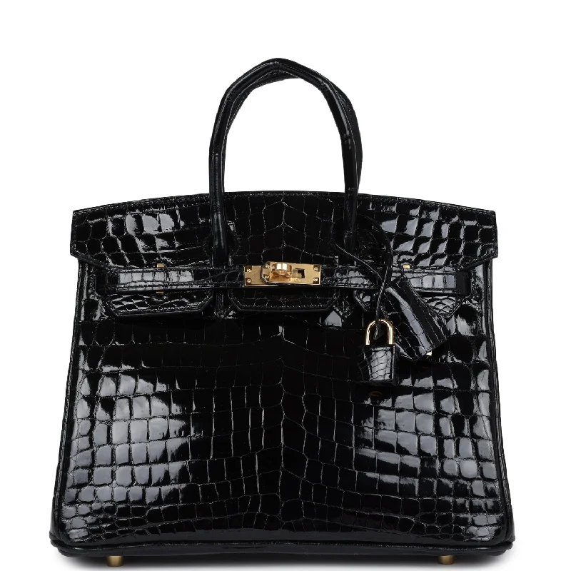 Trendy Bags For Sales Hermes Birkin 25 Black Shiny Niloticus Crocodile Gold Hardware Trendy Bags For Sales Hermes Birkin 25 Black Shiny Niloticus Crocodile Gold Hardware