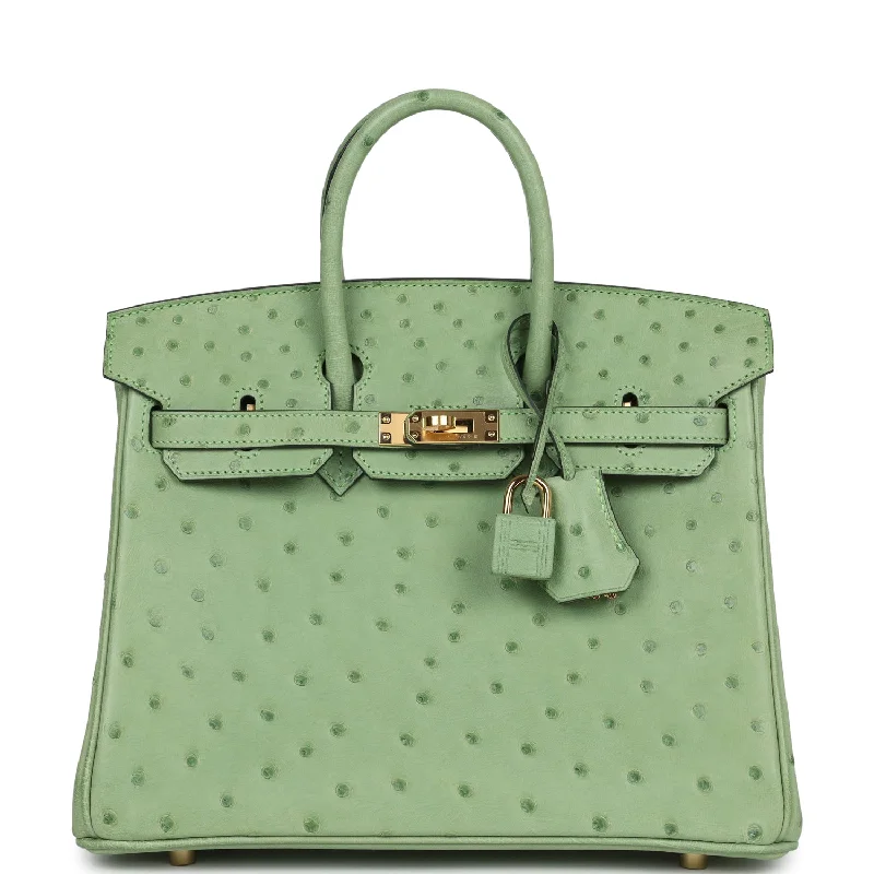 Limited-Time Offer On Trendy Bags Hermes Birkin 25 Vert Criquet Ostrich Gold Hardware Limited-Time Offer On Trendy Bags Hermes Birkin 25 Vert Criquet Ostrich Gold Hardware