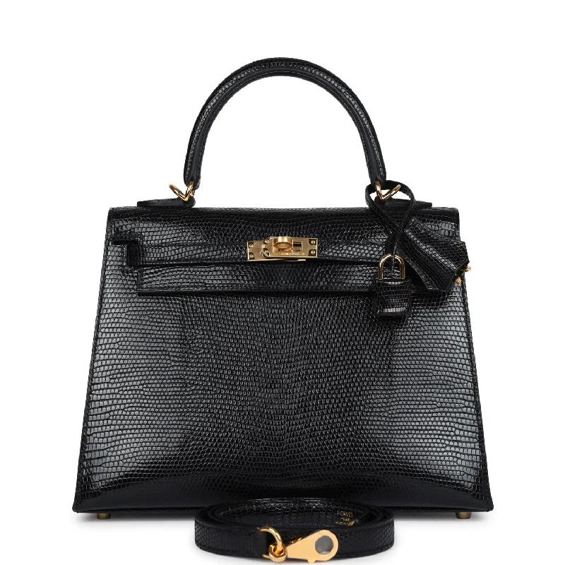 Lightweight And Functional Bags For Travel And Work Hermes Kelly Sellier 25 Black Varanus Niloticus Lizard Gold Hardware Lightweight And Functional Bags For Travel And Work Hermes Kelly Sellier 25 Black Varanus Niloticus Lizard Gold Hardware