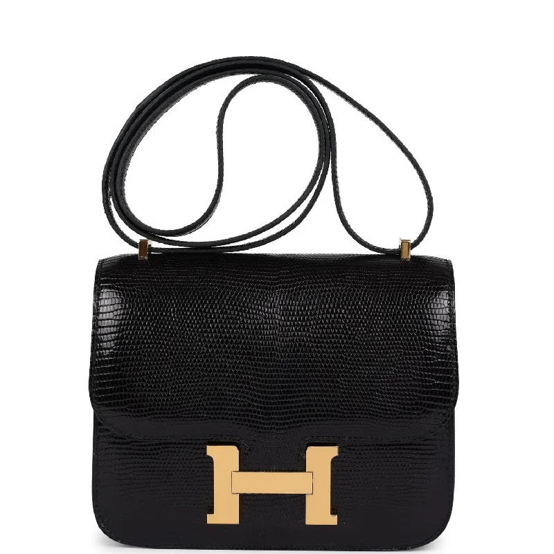 Inspired Bags For Luxury Fashion Lovers Pre-owned Hermes Constance 18 Black Varanus Niloticus Lizard Gold Hardware Inspired Bags For Luxury Fashion Lovers Pre-owned Hermes Constance 18 Black Varanus Niloticus Lizard Gold Hardware
