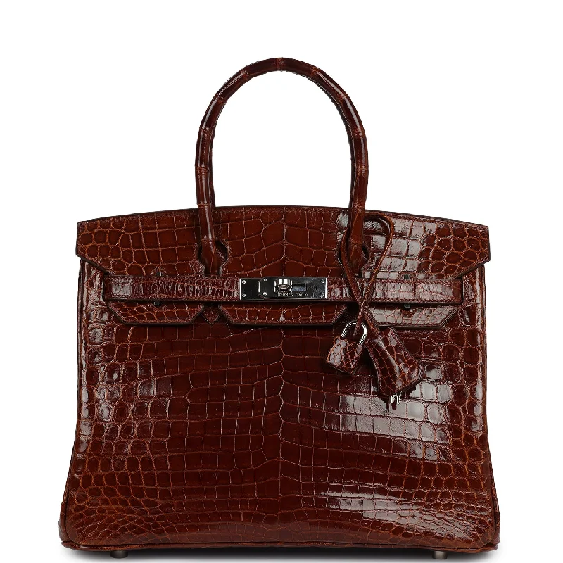 Stylish Yet Affordable Bags Pre-owned Hermes Birkin 30 Miel Shiny Niloticus Crocodile Palladium Hardware Stylish Yet Affordable Bags Pre-owned Hermes Birkin 30 Miel Shiny Niloticus Crocodile Palladium Hardware