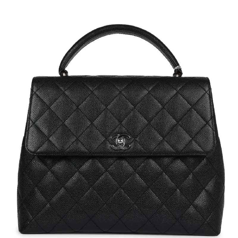 Bags For Personalized Gifts Vintage Chanel Kelly Flap Bag Black Caviar Silver Hardware Bags For Personalized Gifts Vintage Chanel Kelly Flap Bag Black Caviar Silver Hardware