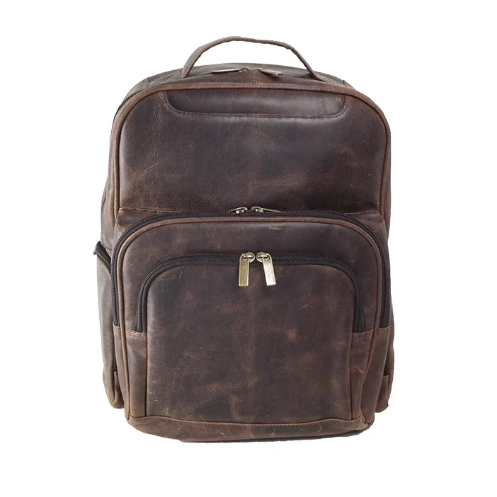 High-Quality Bags On Flash Sale DayTrekr Backpack with 2 Front Pockets - Distressed Brown High-Quality Bags On Flash Sale DayTrekr Backpack with 2 Front Pockets - Distressed Brown