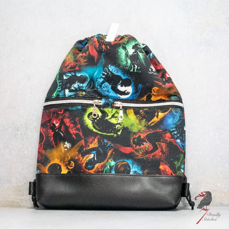 Glamorous Bags For Evening Events And Parties Illuminated Horror Begonia Backpack