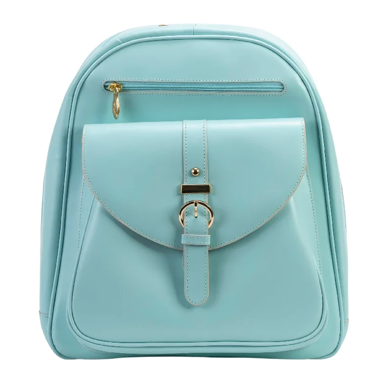 Bag For Luxury Lovers MOLINE | 11" Leather Business Laptop Tablet Backpack