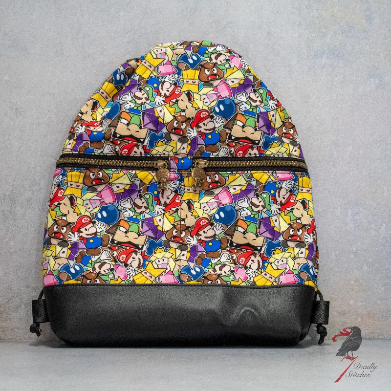 Vintage Bags For Retro And Classic Fashion Lovers Paper Adventure Begonia Backpack
