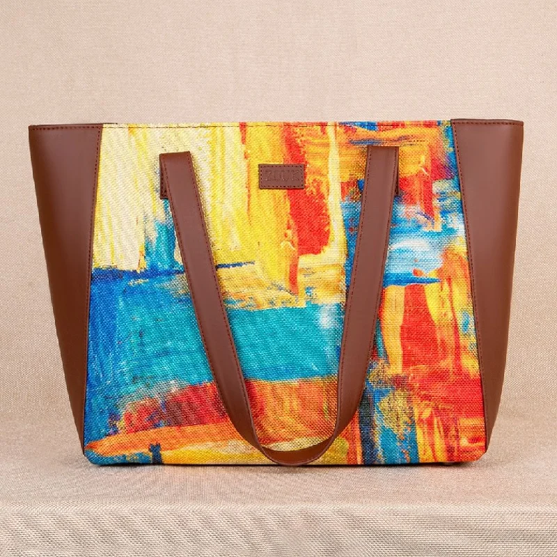 Affordable Bags For Budget Shoppers Abstract Amaze Side Tote Bag
