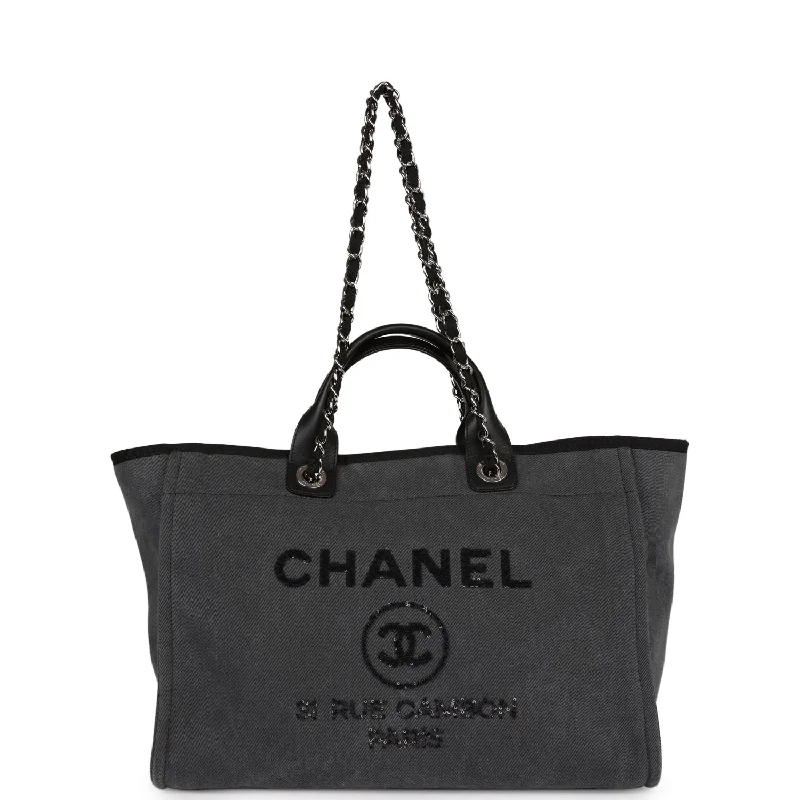 Durable And Cheap Bags Chanel Medium Deauville Shopping Tote Dark Grey Denim Silver Hardware Durable And Cheap Bags Chanel Medium Deauville Shopping Tote Dark Grey Denim Silver Hardware