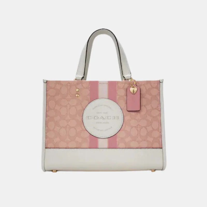 Bags For Sporty And Athletic Styles Coach Dempsey Carryall In Signature Jacquard With Coach Patch And Heart Charm Bags For Sporty And Athletic Styles Coach Dempsey Carryall In Signature Jacquard With Coach Patch And Heart Charm