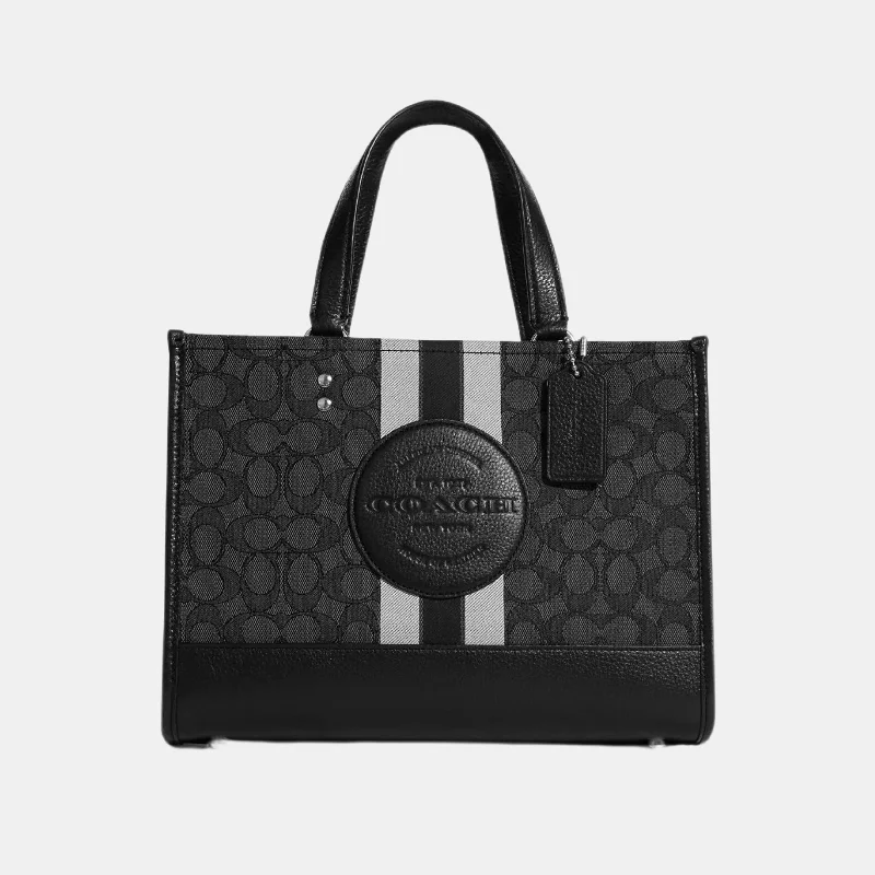 Tote Bag For Everyday Use Coach Dempsey Carryall In Signature Jacquard With Stripe And Coach Patch Tote Bag For Everyday Use Coach Dempsey Carryall In Signature Jacquard With Stripe And Coach Patch