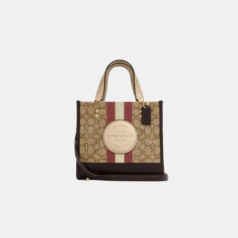 Lightweight And Functional Bags For Travel And Work Coach Dempsey Tote 22 In Signature Jacquard With Coach Patch And Stripe Lightweight And Functional Bags For Travel And Work Coach Dempsey Tote 22 In Signature Jacquard With Coach Patch And Stripe