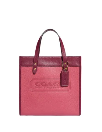 Seasonal Sale Bags Coach Field Tote 22 In Colorblock With Coach Badge