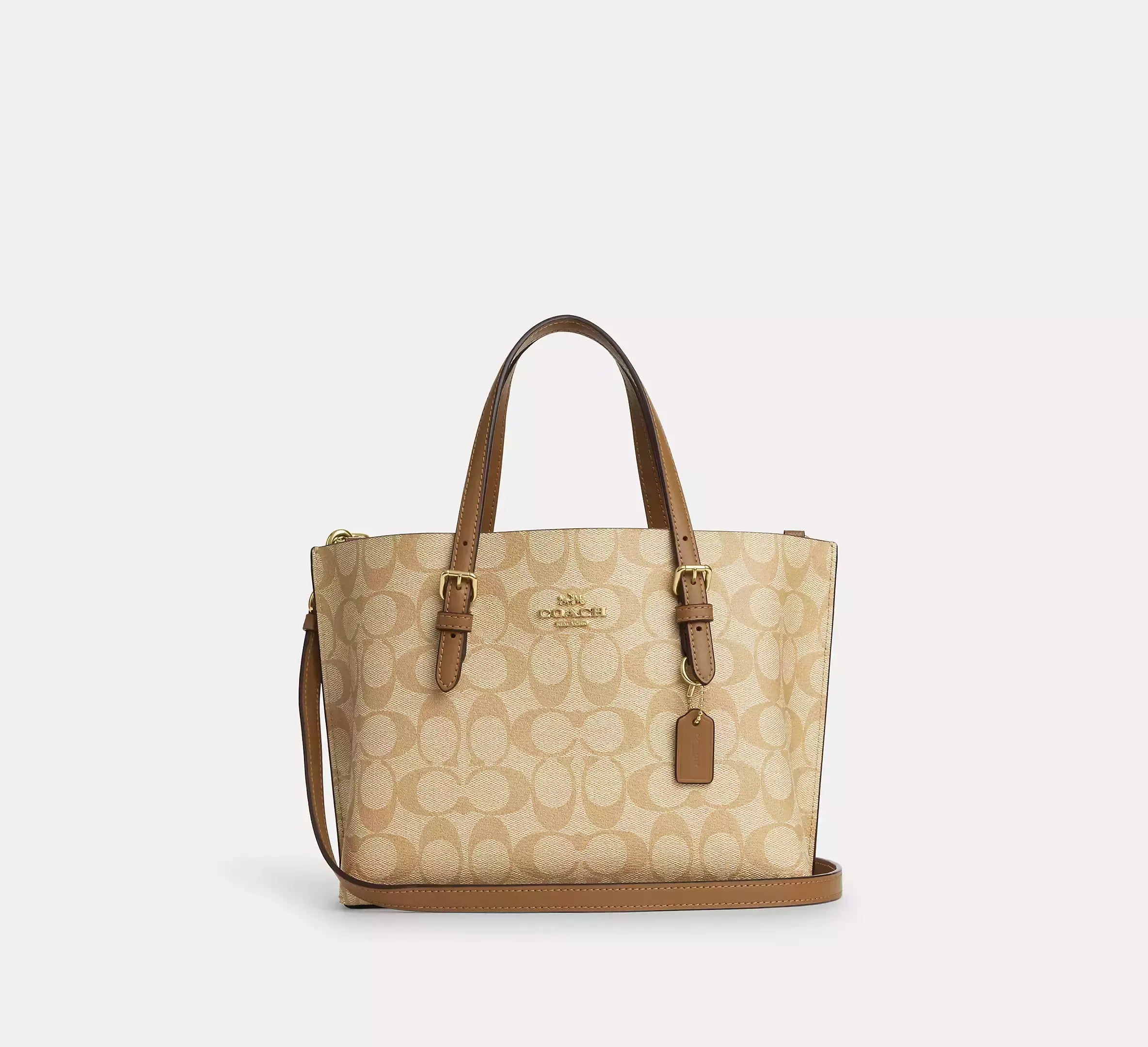 Affordable Bags For Budget Shoppers Coach Mollie Tote 25 in Signature Canvas Khaki Saddle Affordable Bags For Budget Shoppers Coach Mollie Tote 25 in Signature Canvas Khaki Saddle