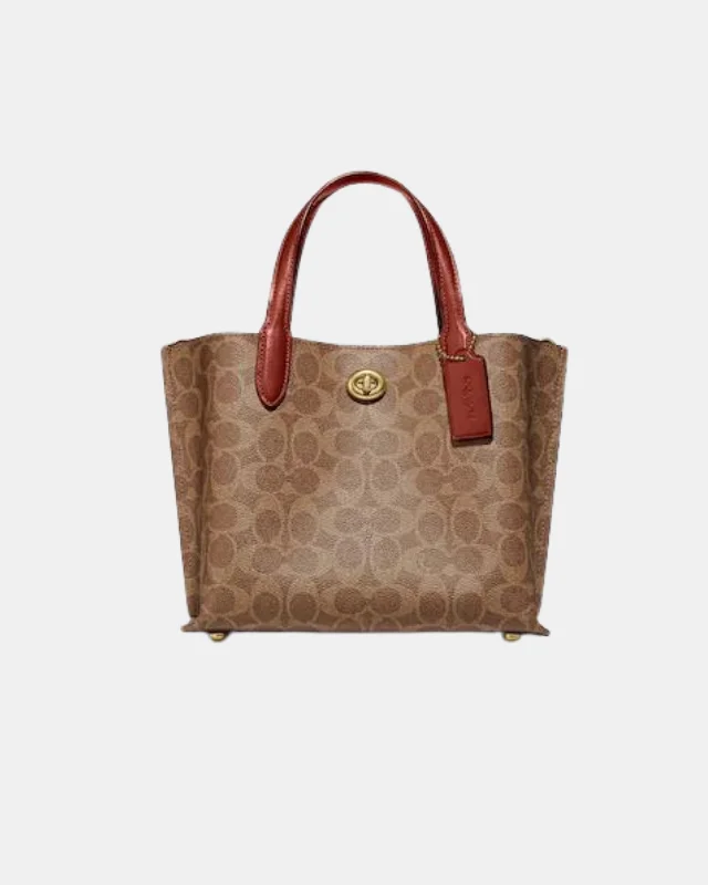 Limited-Time Offers On Trendy And Stylish Bags Coach Willow Tote 24 In Signature Canvas Limited-Time Offers On Trendy And Stylish Bags Coach Willow Tote 24 In Signature Canvas