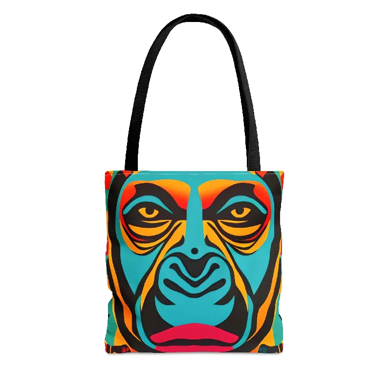 Halloween-Themed Gorilla Graffiti Tote