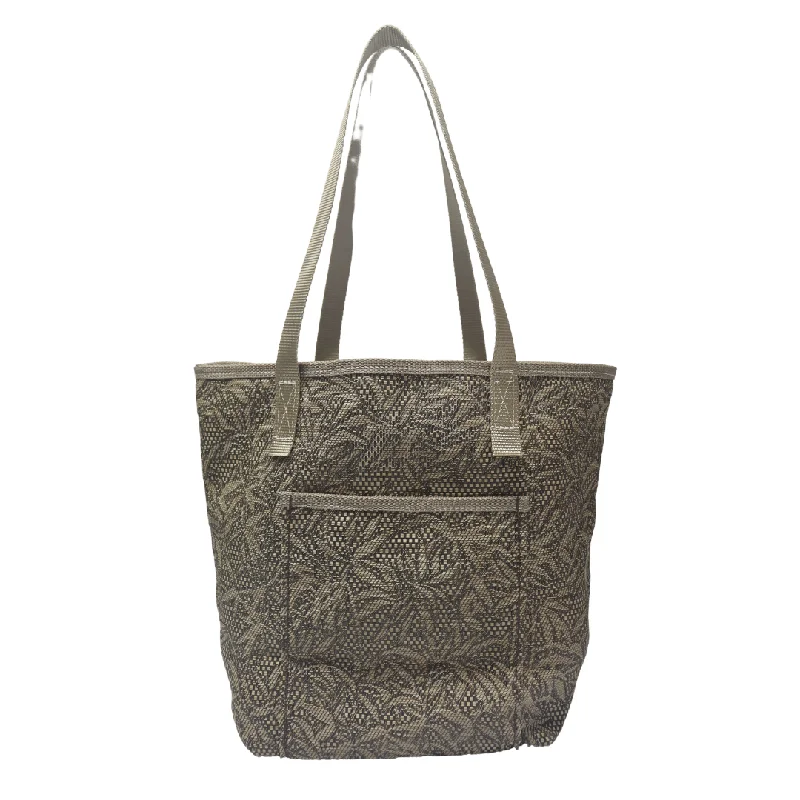 Urban Style M1402N  Medium Floral Pattern Tan/Brown Colored Tote