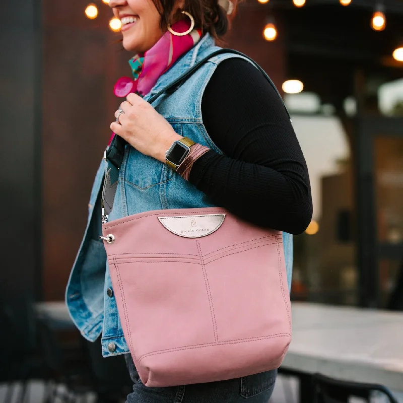Stylish Bags For Fashion Bloggers Urban Edge Collection | V-Tivoli Shoulder Tote | Distressed Pink Jade Stylish Bags For Fashion Bloggers Urban Edge Collection | V-Tivoli Shoulder Tote | Distressed Pink Jade