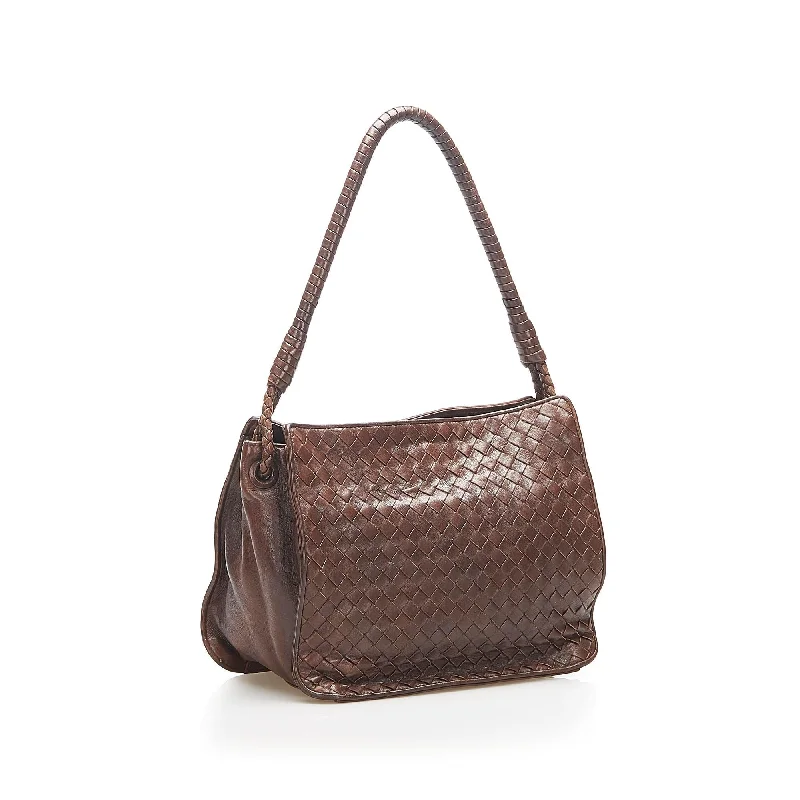 Handbag For Women Bottega Veneta Intrecciato Leather Shoulder Bag (SHG-16999)