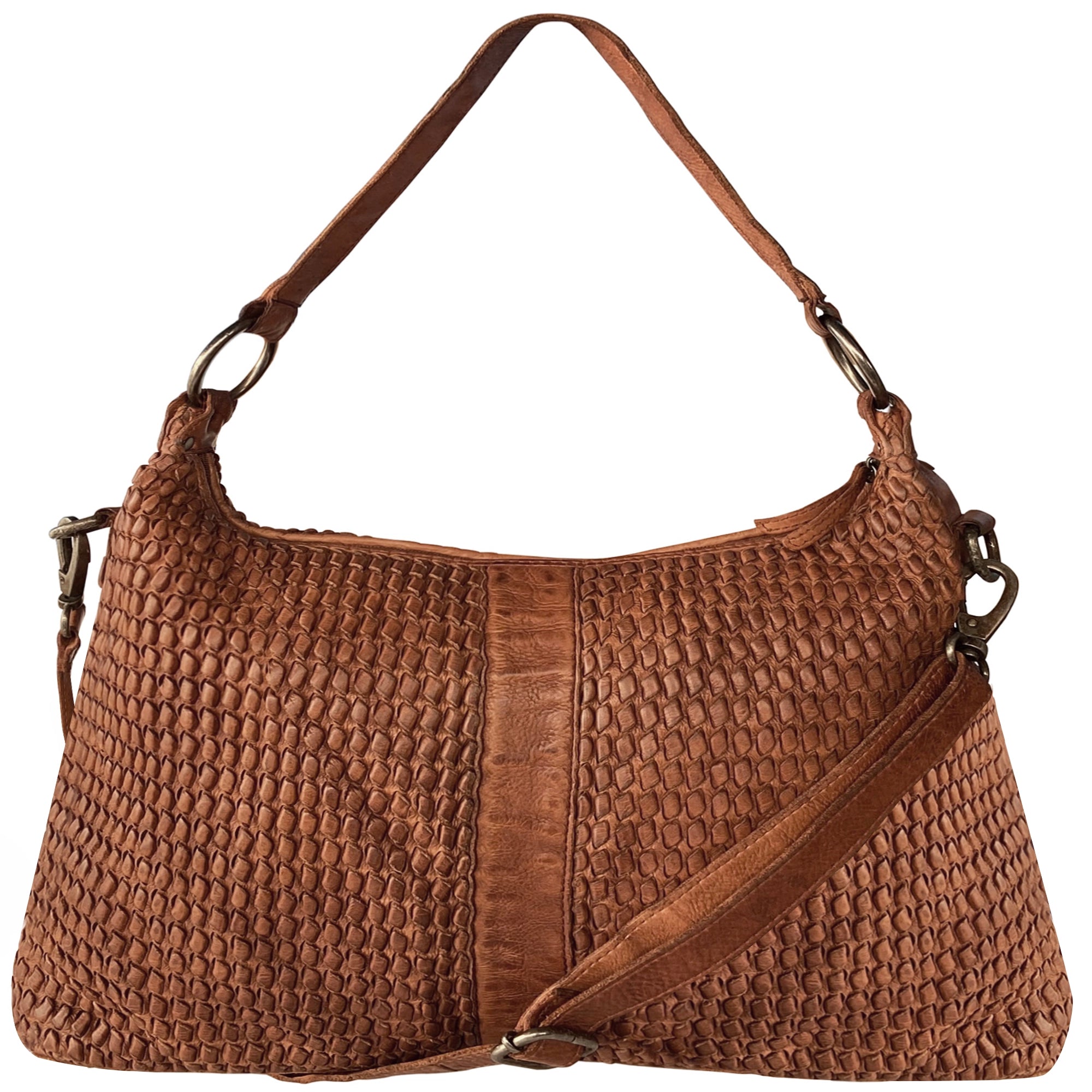 Luxury Bags With Premium Materials And Craftsmanship Leather Hand-Woven Tote Shoulder Bag for Women, Cognac Luxury Bags With Premium Materials And Craftsmanship Leather Hand-Woven Tote Shoulder Bag for Women, Cognac