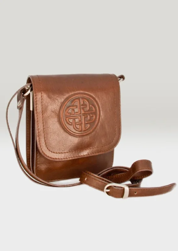 Customizable Bags For Personalized Style Lee River Tan Morrigan Celtic Shoulder Bag Customizable Bags For Personalized Style Lee River Tan Morrigan Celtic Shoulder Bag