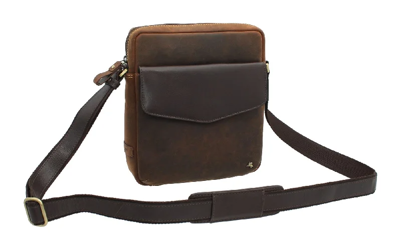 High-Quality Bags Visconti Toscana Collection Distressed Oiled Leather Shoulder Bag Vesper A5 TC70 High-Quality Bags Visconti Toscana Collection Distressed Oiled Leather Shoulder Bag Vesper A5 TC70