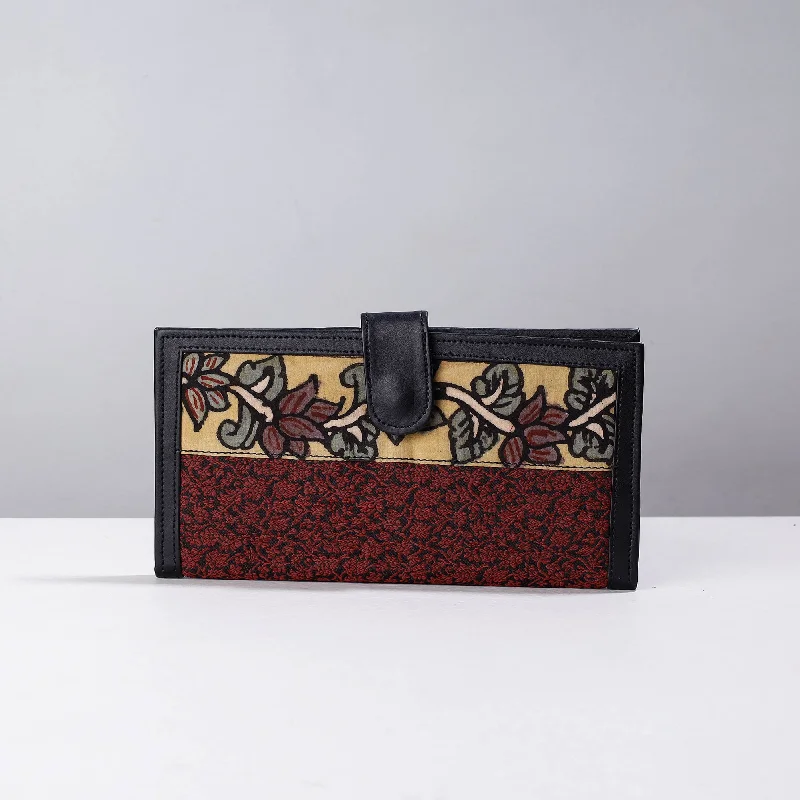 Clearance Bags For Budget Shoppers Multicolor - Handpainted Kalamkari Natural Dyed Cotton Clutch Clearance Bags For Budget Shoppers Multicolor - Handpainted Kalamkari Natural Dyed Cotton Clutch
