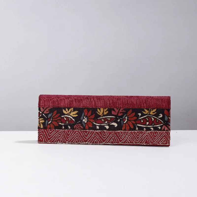 Black Friday Deals On Stylish Handbags Pink - Handpainted Kalamkari Natural Dyed Ghicha Silk Clutch Black Friday Deals On Stylish Handbags Pink - Handpainted Kalamkari Natural Dyed Ghicha Silk Clutch