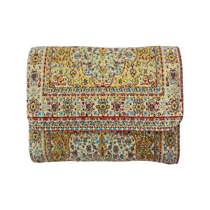 Durable And Fashionable Bags For Daily Use Beige Turkish Clutch - Carpet Pattern Wallet - Embroidered wallet Durable And Fashionable Bags For Daily Use Beige Turkish Clutch - Carpet Pattern Wallet - Embroidered wallet