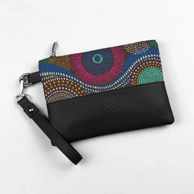 Flash Sale On Premium Bags Black Toiletry Pouch African Circles