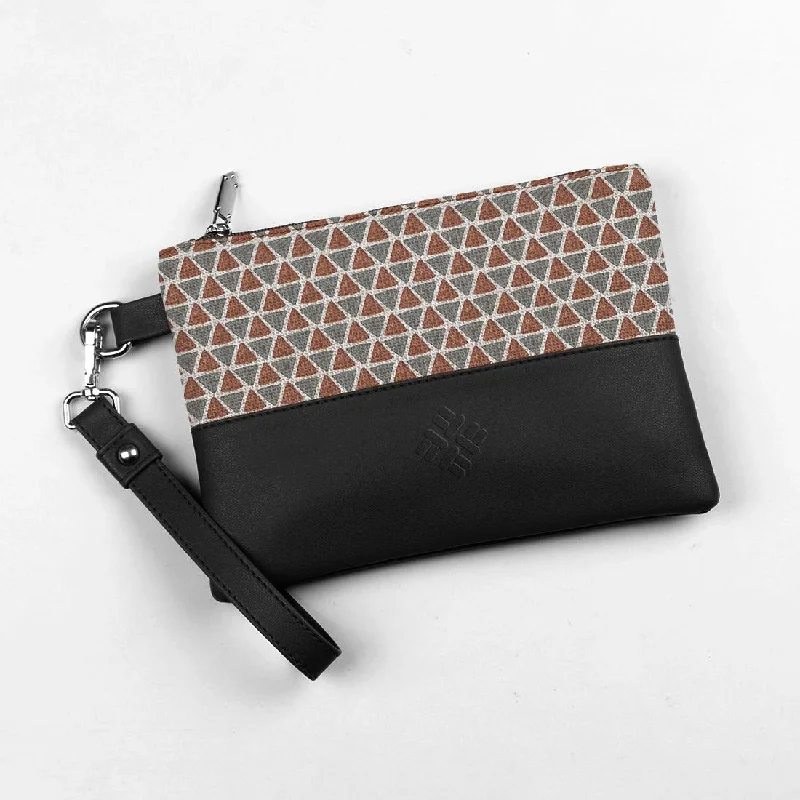 Inspired Bags For Modern Sophistication Black Toiletry Pouch African Tribal