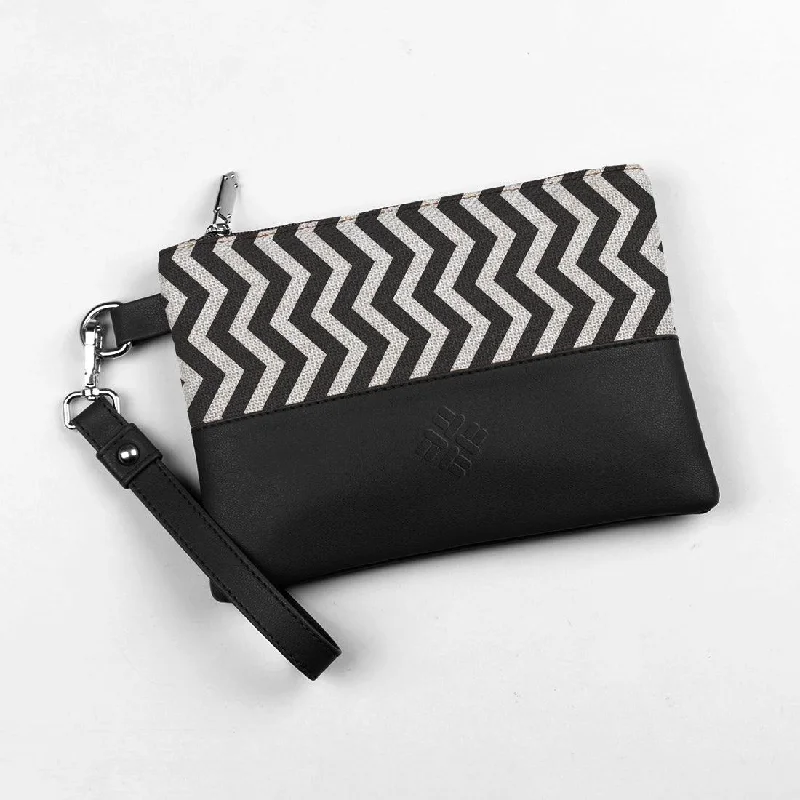 Sporty Bags For Active And Athletic Lifestyles Black Toiletry Pouch B & W Arrows