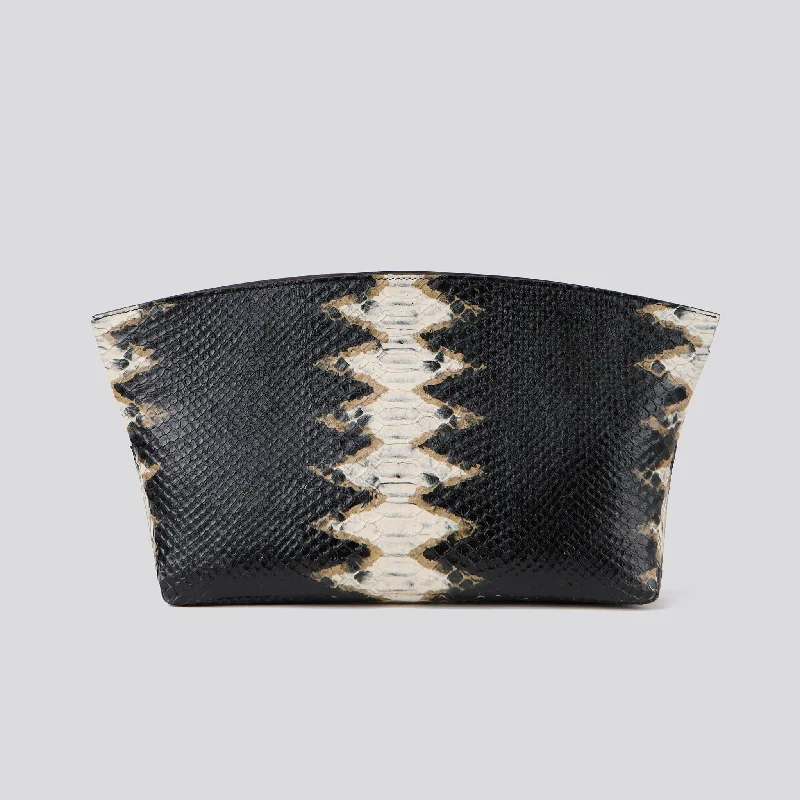 Stylish Bag For Women BLAKE LARGE EMBOSSED PYTHON CLUTCH