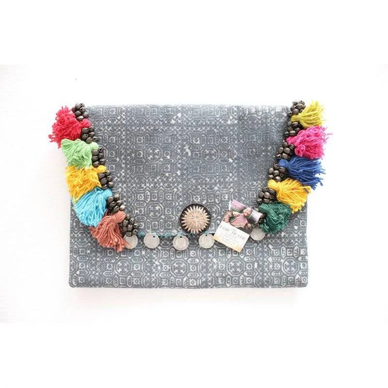 Limited-Time Offer On Trendy Bags Boho-chic Batik Clutch Bag - Thailand