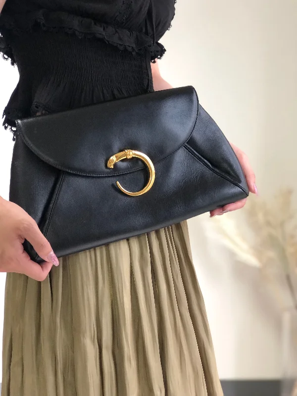 Inspired Bags For Luxury Fashion Lovers Cartier panthère Clutch Bag Black x Red Vintage Old pbnzgn Inspired Bags For Luxury Fashion Lovers Cartier panthère Clutch Bag Black x Red Vintage Old pbnzgn