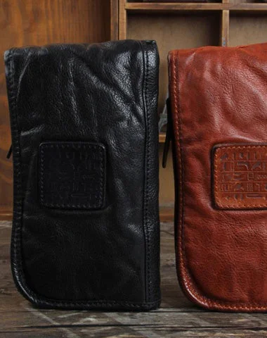 Vibrant Bags With Discounts Genuine Leather Mens Cool Long Leather Wallet Cards Phone Zipper Clutch Wristlet Wallet for Men Vibrant Bags With Discounts Genuine Leather Mens Cool Long Leather Wallet Cards Phone Zipper Clutch Wristlet Wallet for Men