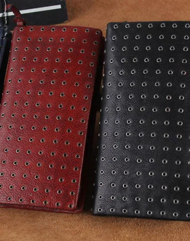 Durable And Cheap Bags Genuine Leather Mens Cool Long Leather Wallet Zipper Clutch Wristlet Wallet for Men Durable And Cheap Bags Genuine Leather Mens Cool Long Leather Wallet Zipper Clutch Wristlet Wallet for Men
