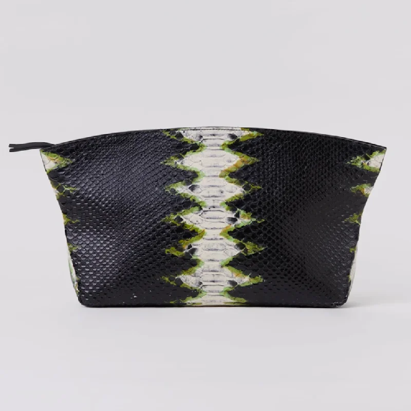 Holiday Gift Bags For Christmas Blake Large Embossed Python Clutch