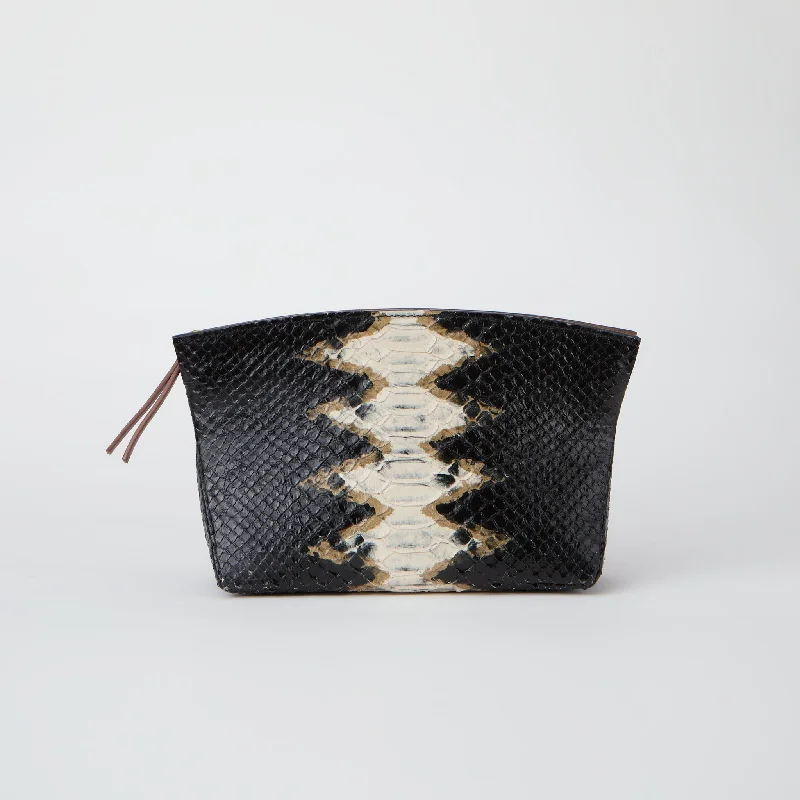 Odor-Resistant And Budget Bags Taylor Clutch Embossed Python