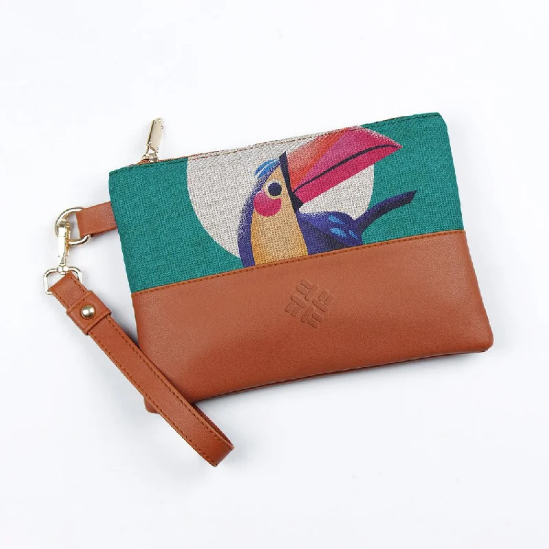 Lightweight And Affordable Bags Toiletry Pouch tropical bird