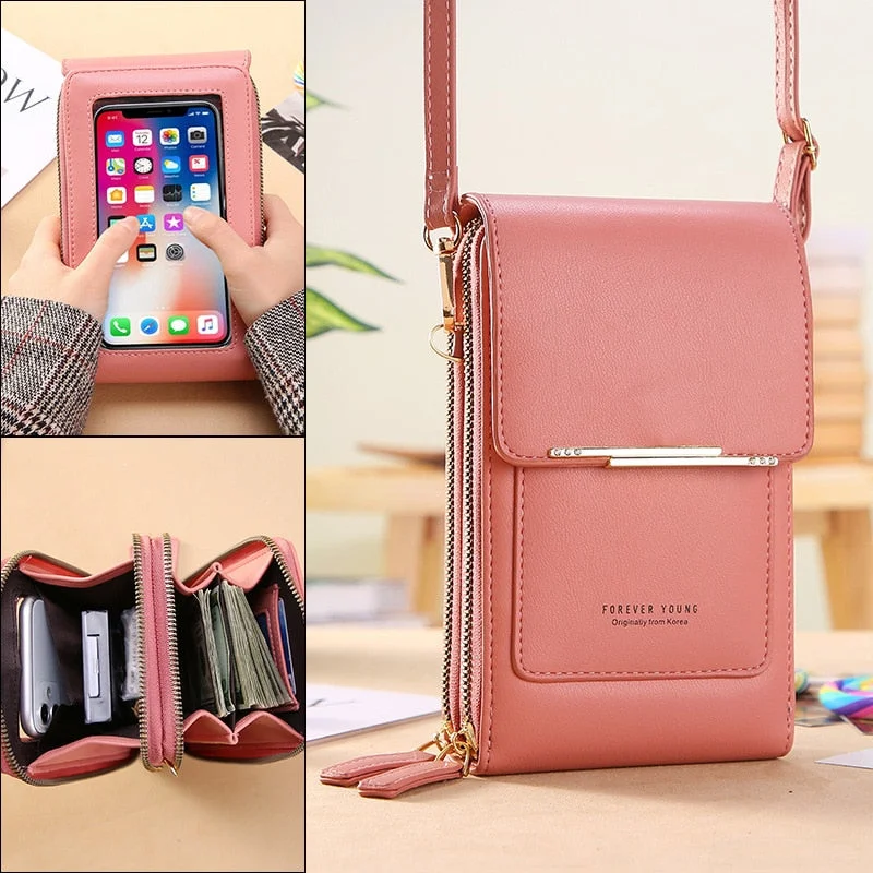Modern And Limited-Time Offer Bags Women Bags Soft Leather Wallets Touch Screen Cell Phone Purse Crossbody Shoulder Strap Handbag for Female Cheap Women's Bags Modern And Limited-Time Offer Bags Women Bags Soft Leather Wallets Touch Screen Cell Phone Purse Crossbody Shoulder Strap Handbag for Female Cheap Women's Bags